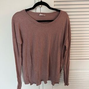 Shrinking Violet Pink Relaxed Sweatshirt